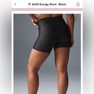 NWT ALO 5” Airlift Energy Short - Black